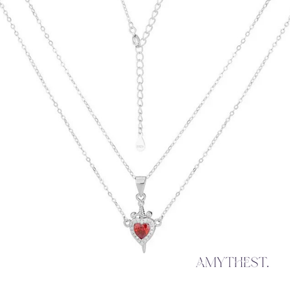 Heart & Sword Necklace