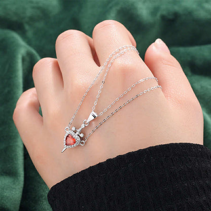 Heart & Sword necklace