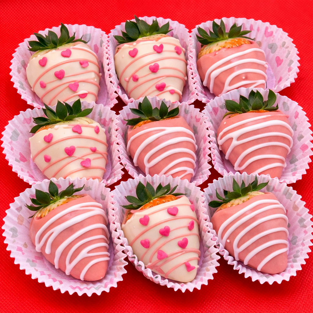 🍓 Strawberry Chocolate Set (9ш)