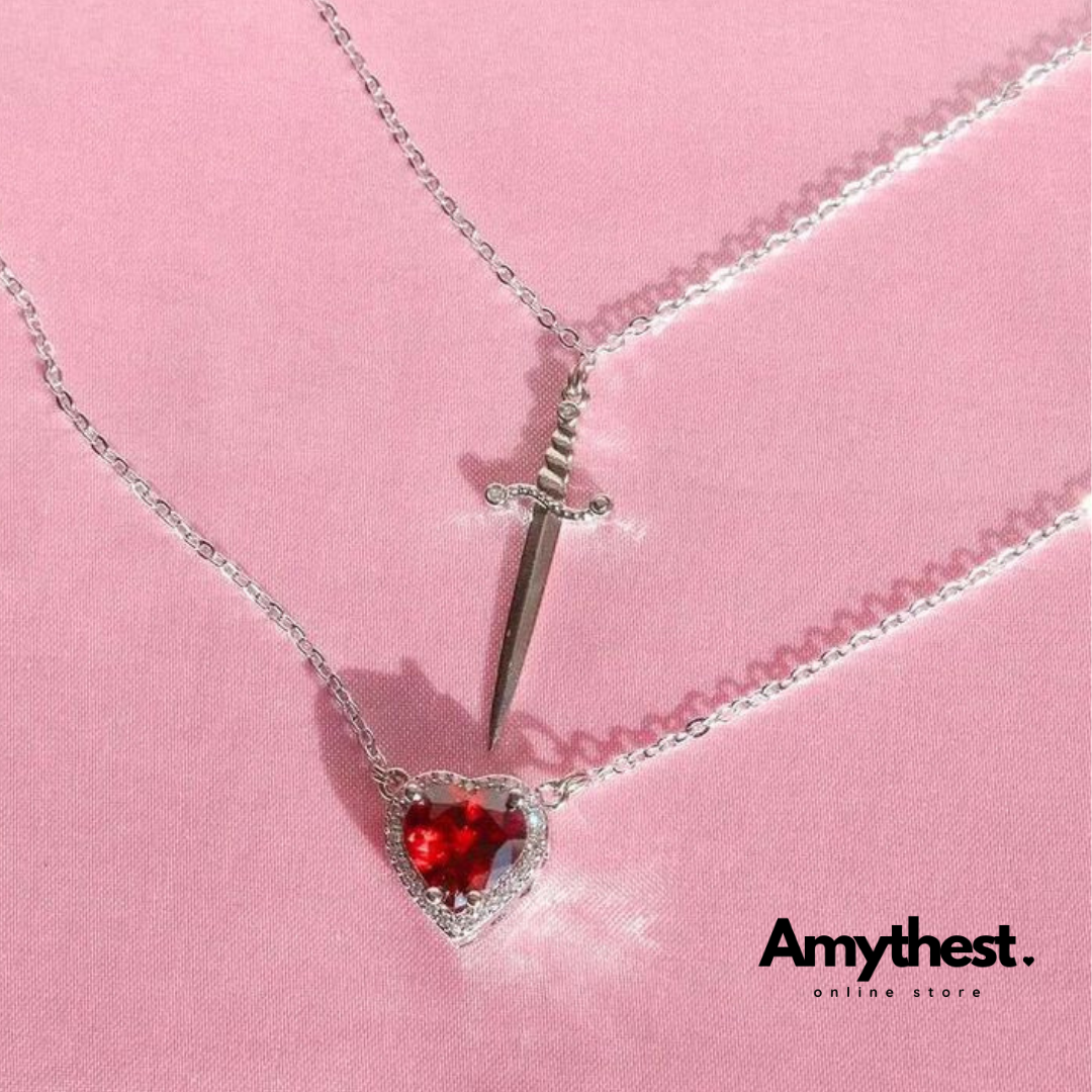 Heart & Sword necklace