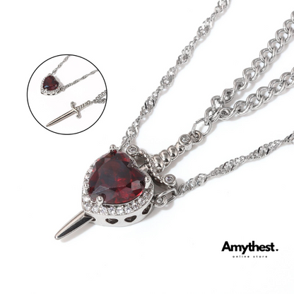Heart & Sword necklace