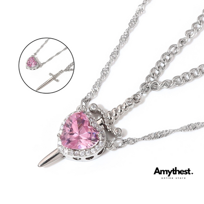 Heart & Sword necklace